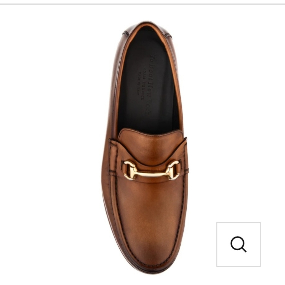 To  Boot New York Watts Burnished Tan Leather Bit Loafer